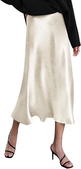 Zeagoo Elegant Midi Skirt for Women