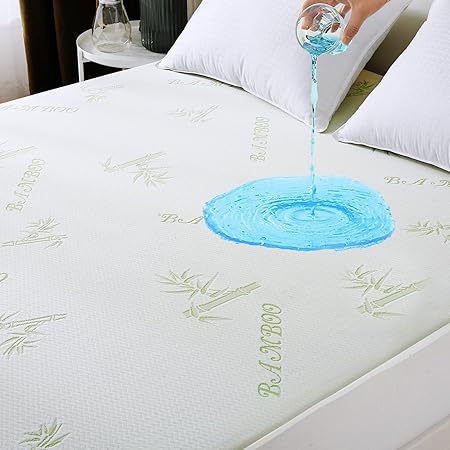 MUXHOMO Waterproof Queen Mattress Protector
