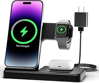 Wireless Charger: 3 in 1 Charging Station