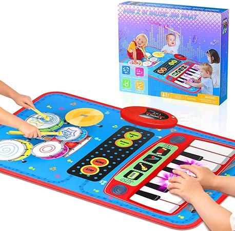2-in-1 Musical Mat Toys for Kids