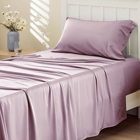 Bedsure Cooling Sheets Twin – Lavender