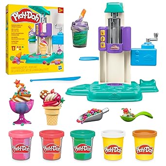 Play-Doh Rainbow Swirl Ice Cream Set