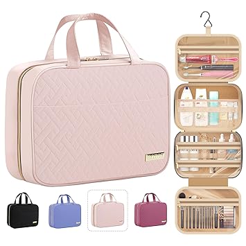 HOTOR Travel Toiletry Bag – Pale Pink