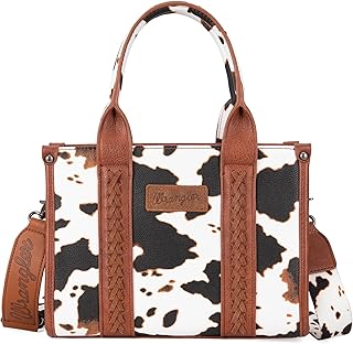 Cow Print Tote Bag by Wrangler
