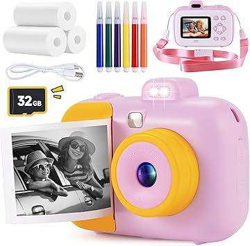 Kids Instant Print Camera for Ages 3-12