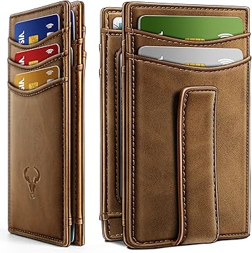 BULLIANT Magnetic Closure Slim Wallet