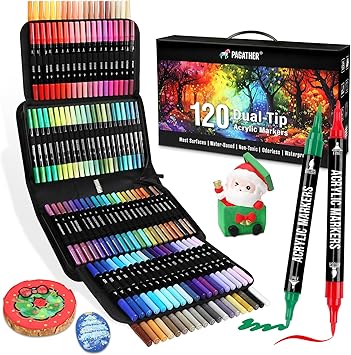 Acrylic Paint Markers 120 Colors