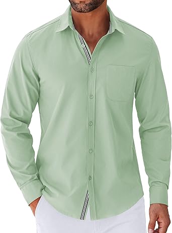 COOFANDY Men’s Casual Button Down Shirt