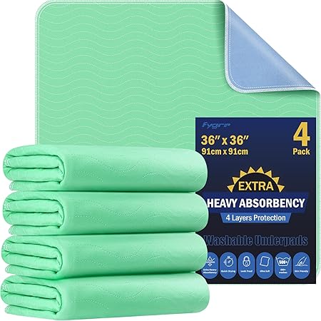 4 Pack Heavy Absorbency Underpads