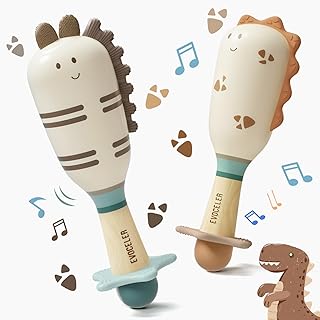 Evoceler Baby Dinosaur Rattles & Teether