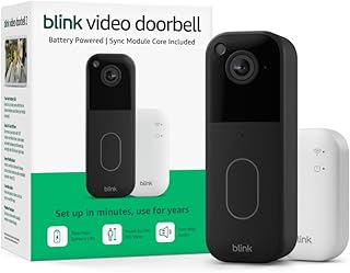 Blink Video Doorbell – HD view, 2-Year Battery