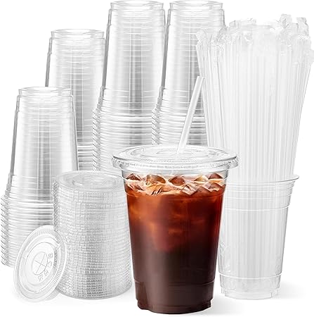 Glotoch 16oz Disposable Plastic Cups