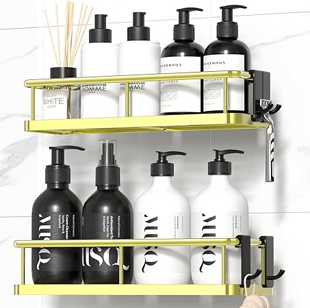 YASONIC Shower Caddy, No Drill Organizers