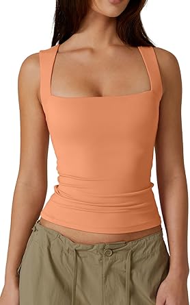 QINSEN Women’s Sleeveless Tank Top