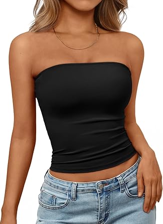 Trendy Queen Strapless Tube Top