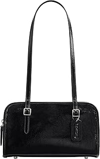 Coach Crinkle Patent Swing Zip Bag