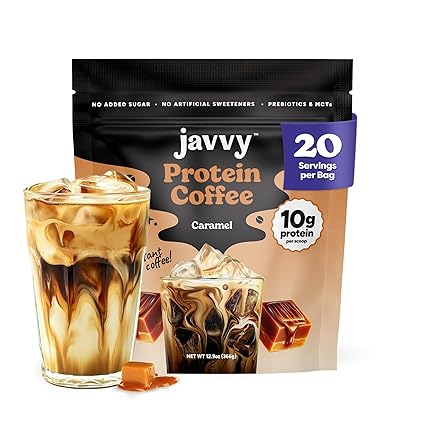 Caramel Protein Iced Coffee – Premium Whey