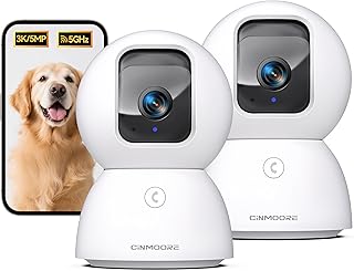 CINMOORE 5G Security Camera 2-Pack