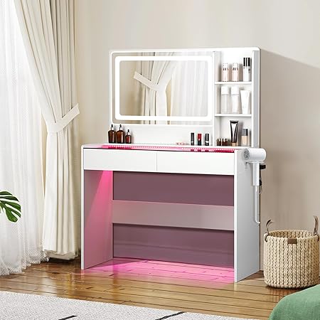 Cielozen Vanity Desk with Mirror