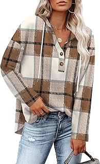 Womens V Neck Button Sweatshirt