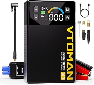 VTOMAN X3 Jump Starter with Air Compressor