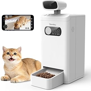 Teendow Automatic Cat Feeder with Camera