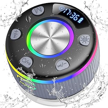Bluetooth Shower Speaker, Gray