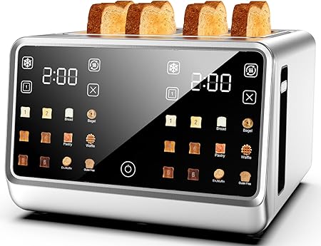 Smart Toaster 4 Slice Dual TouchScreen