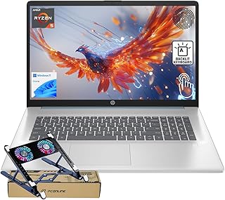 HP 17 Laptop PC – Touchscreen & Ryzen 5