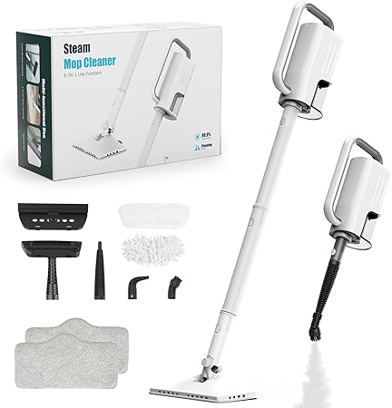 7-in-1 Steam Mop – Jade White