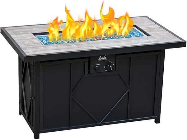 BALI OUTDOORS Propane Fire Pit Table