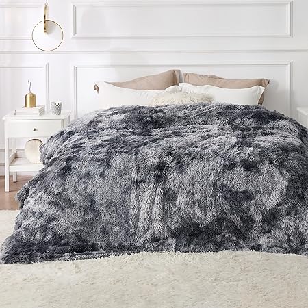 Bedsure Fluffy Sherpa Fleece Blanket