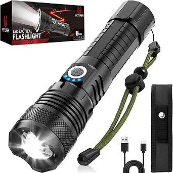 Victoper High Powered Tactical Flashlight