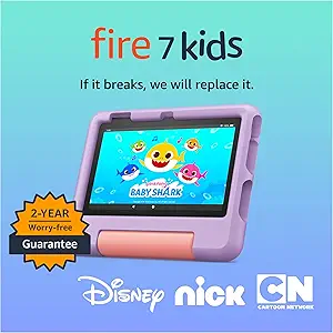 Amazon Fire 7 Kids Tablet – Purple