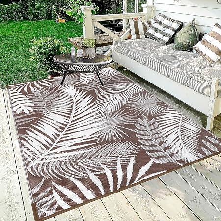 HiiARug Outdoor Rug 5x7Ft Waterproof