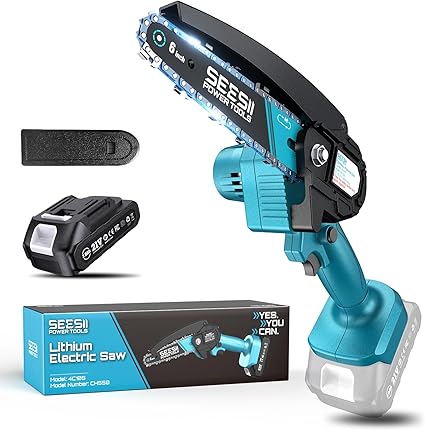 Seesii Mini Chainsaw – Cordless & Handheld