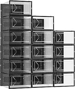 Foluck Shoe Storage Box – 15 Pack