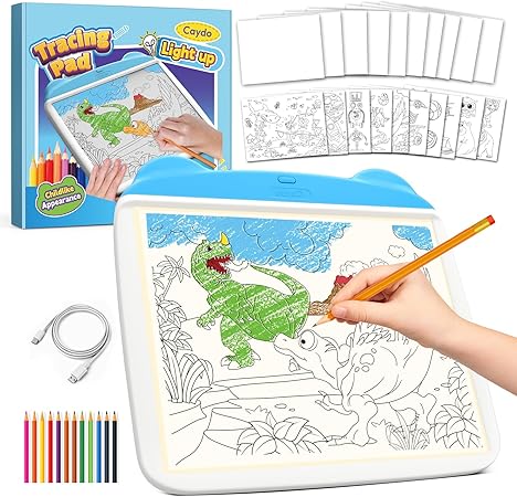 Caydo Light Up Tracing Pad Set