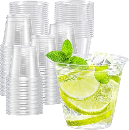 Lamosi 100 Pack Clear Plastic Cups
