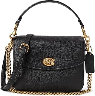 COACH Polished Pebbled Leather Crossbody