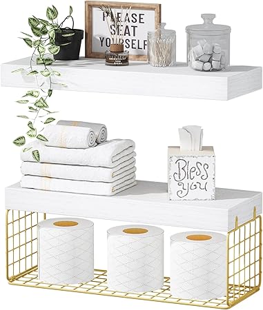 QEEIG Bathroom Shelves – Modern Decor