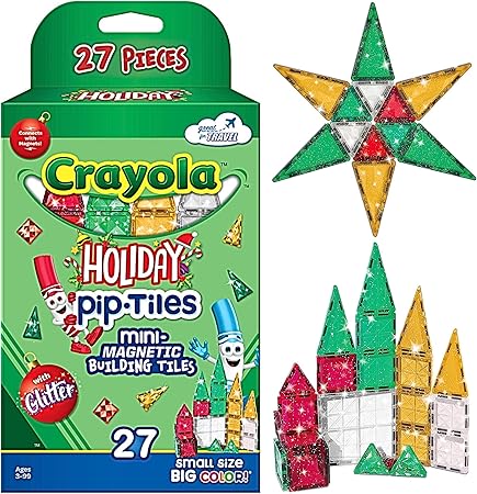 CreateOn Crayola Holiday Glitter Tiles