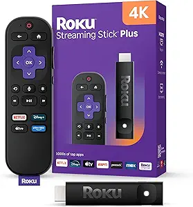 Roku Streaming Stick Plus 2025 – 4K & HDR