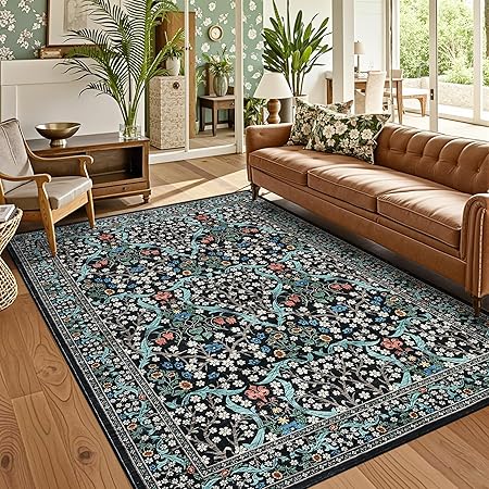 GarveeHome Floral Area Rug 5×7