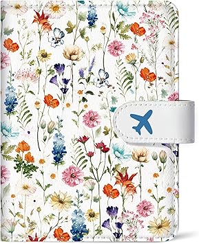 Wildflower RFID Blocking Passport Holder