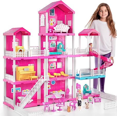 Pink Villa Playset for Girls