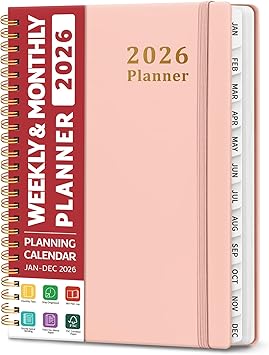 2026 Planner, Weekly & Monthly by A5