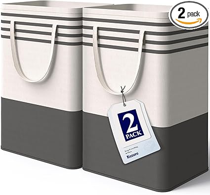 Kitsure Laundry Hamper – 2-Pack