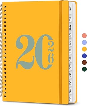 Pretty 2026 Planner – Yellow