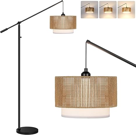 Upgraded Arc Floor Lamp – Dimmable & Stylish